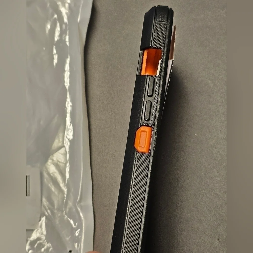 NEW Case & Holster for IPHONE 13 Pro Orange & Black